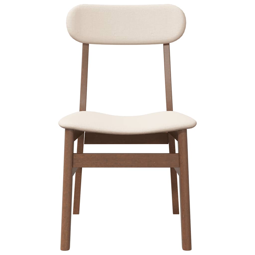 valgomojo kėdės su pagalvėlėmis 2 vnt Ruda medžio masyvo guma