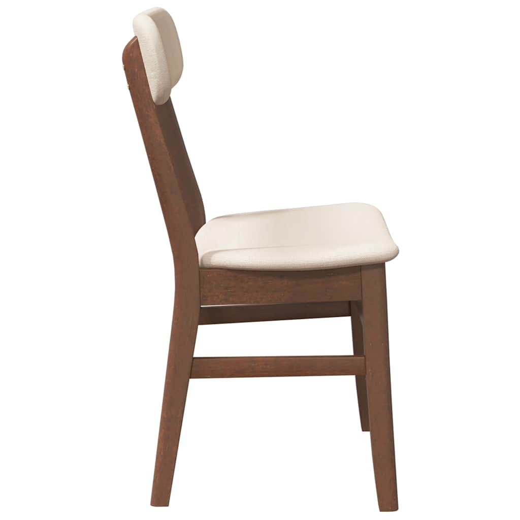 valgomojo kėdės su pagalvėlėmis 2 vnt Ruda medžio masyvo guma