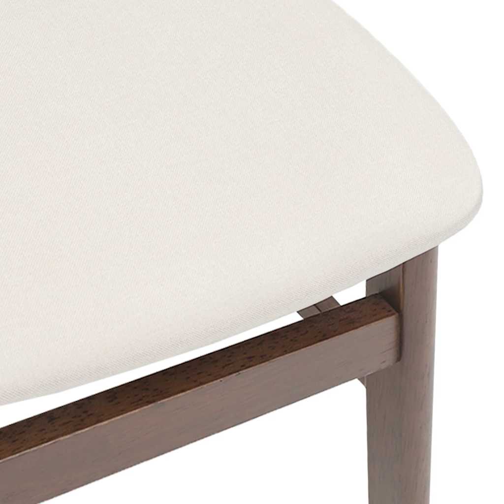 valgomojo kėdės su pagalvėlėmis 2 vnt Ruda medžio masyvo guma