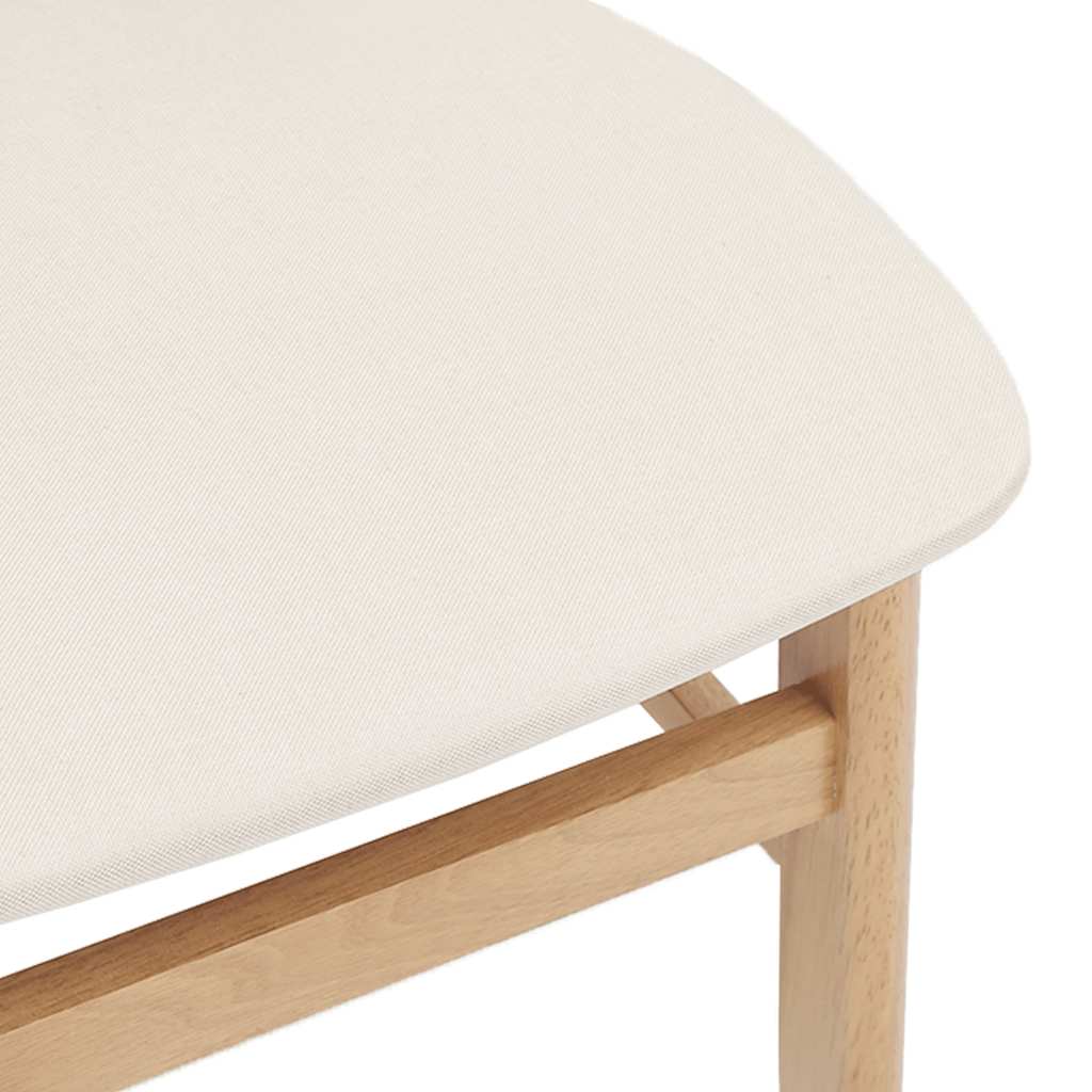 valgomojo kėdės su pagalvėlėmis 2 vnt Medžio masyvo guma