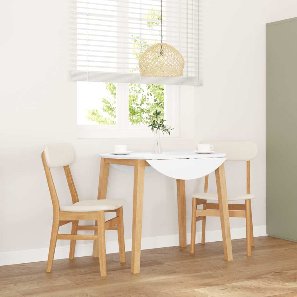 valgomojo kėdės su pagalvėlėmis 2 vnt Medžio masyvo guma