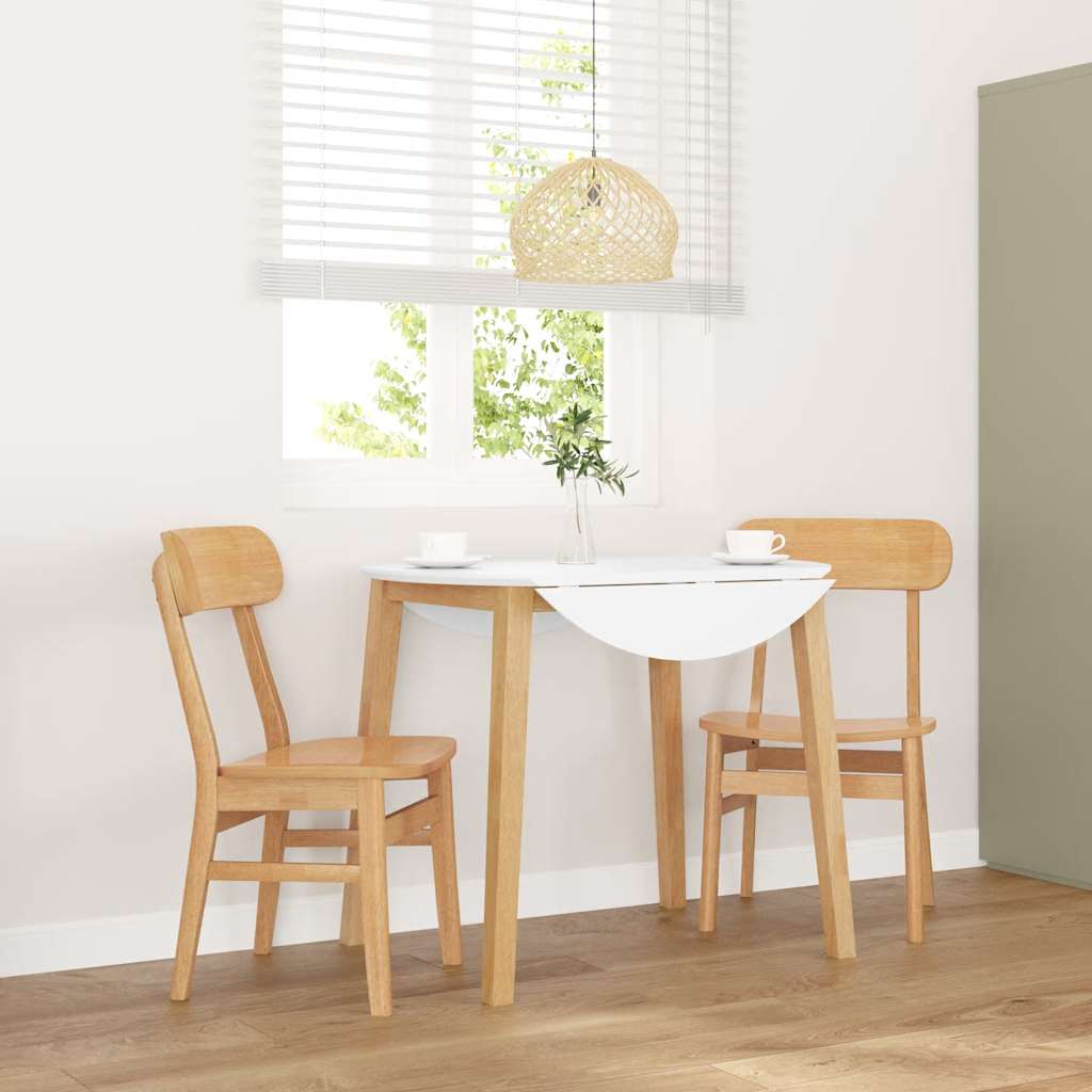 Valgomojo Kėdės 2 vnt medžio masyvo gumos