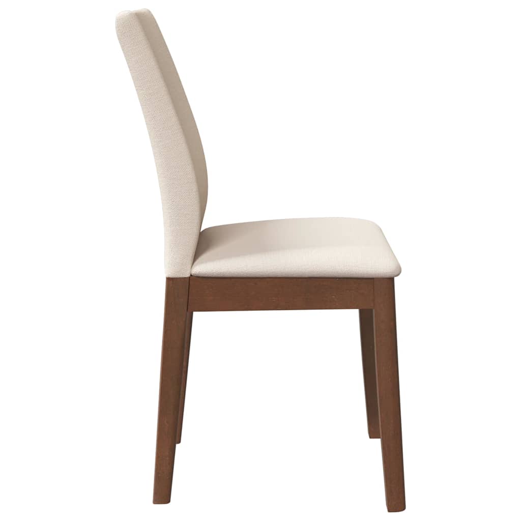 valgomojo kėdės su pagalvėlėmis 2 vnt Ruda medžio masyvo guma