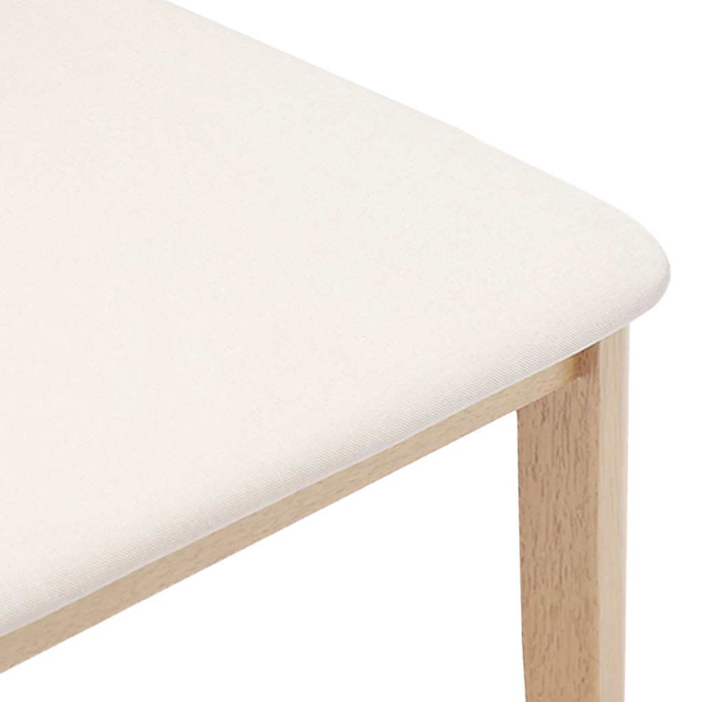 valgomojo kėdės su pagalvėlėmis 2 vnt Medžio masyvo guma