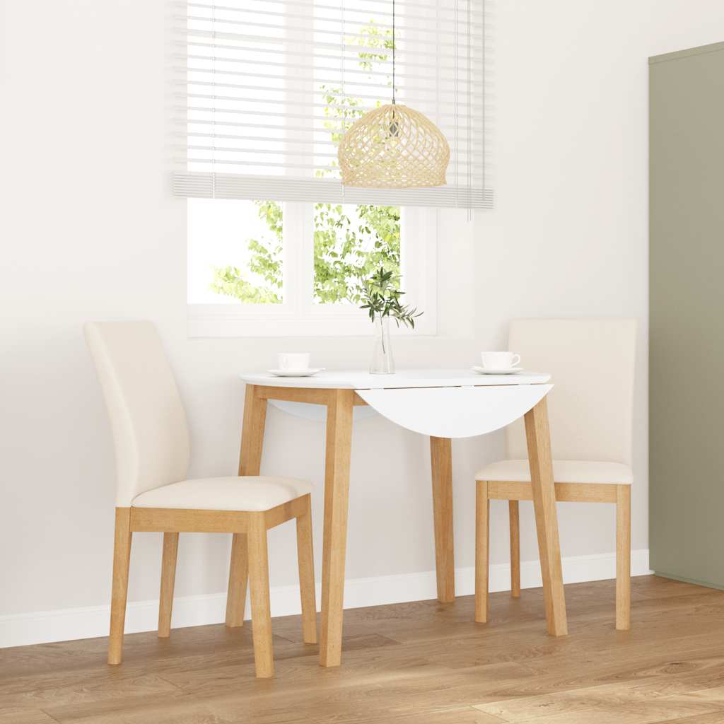 valgomojo kėdės su pagalvėlėmis 2 vnt Medžio masyvo guma