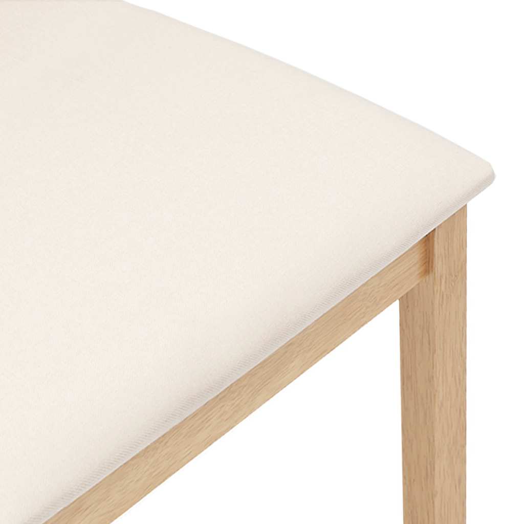 valgomojo kėdės su pagalvėlėmis 2 vnt Medžio masyvo guma