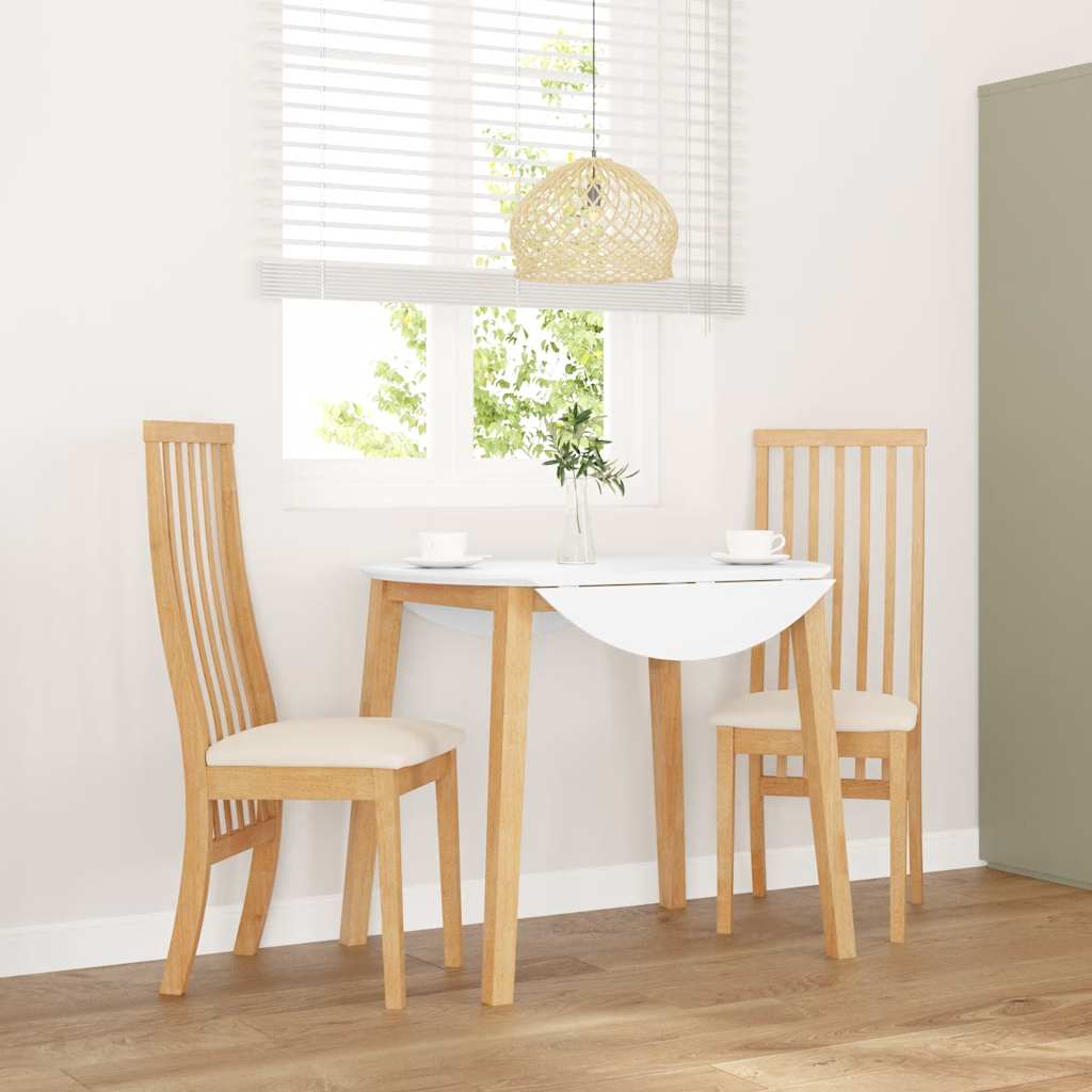 valgomojo kėdės su pagalvėlėmis 2 vnt Medžio masyvo guma