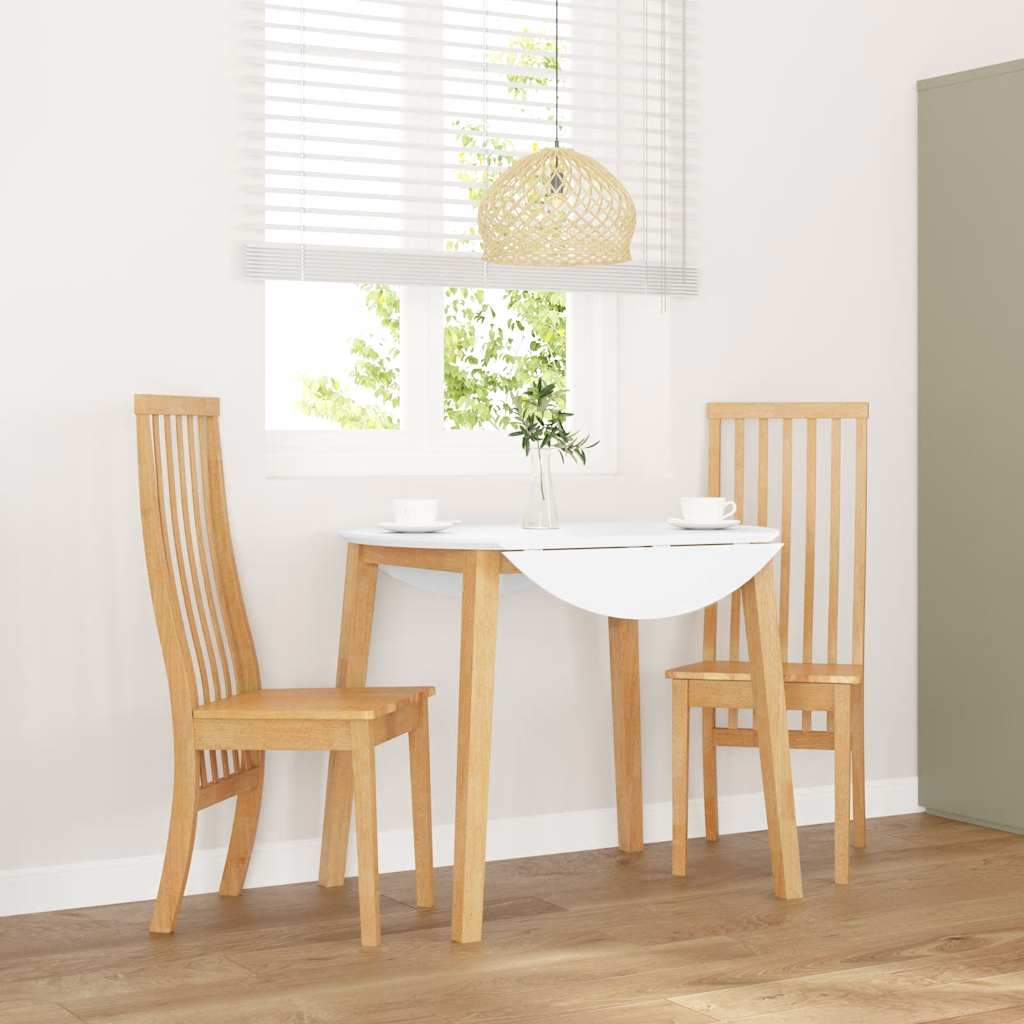 Valgomojo Kėdės 2 vnt medžio masyvo gumos