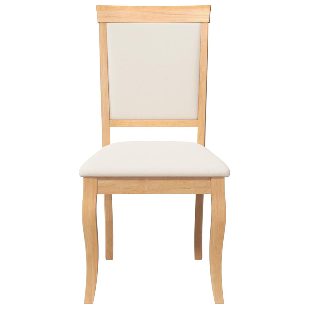 valgomojo kėdės su pagalvėlėmis 2 vnt Natūrali medžio masyvo