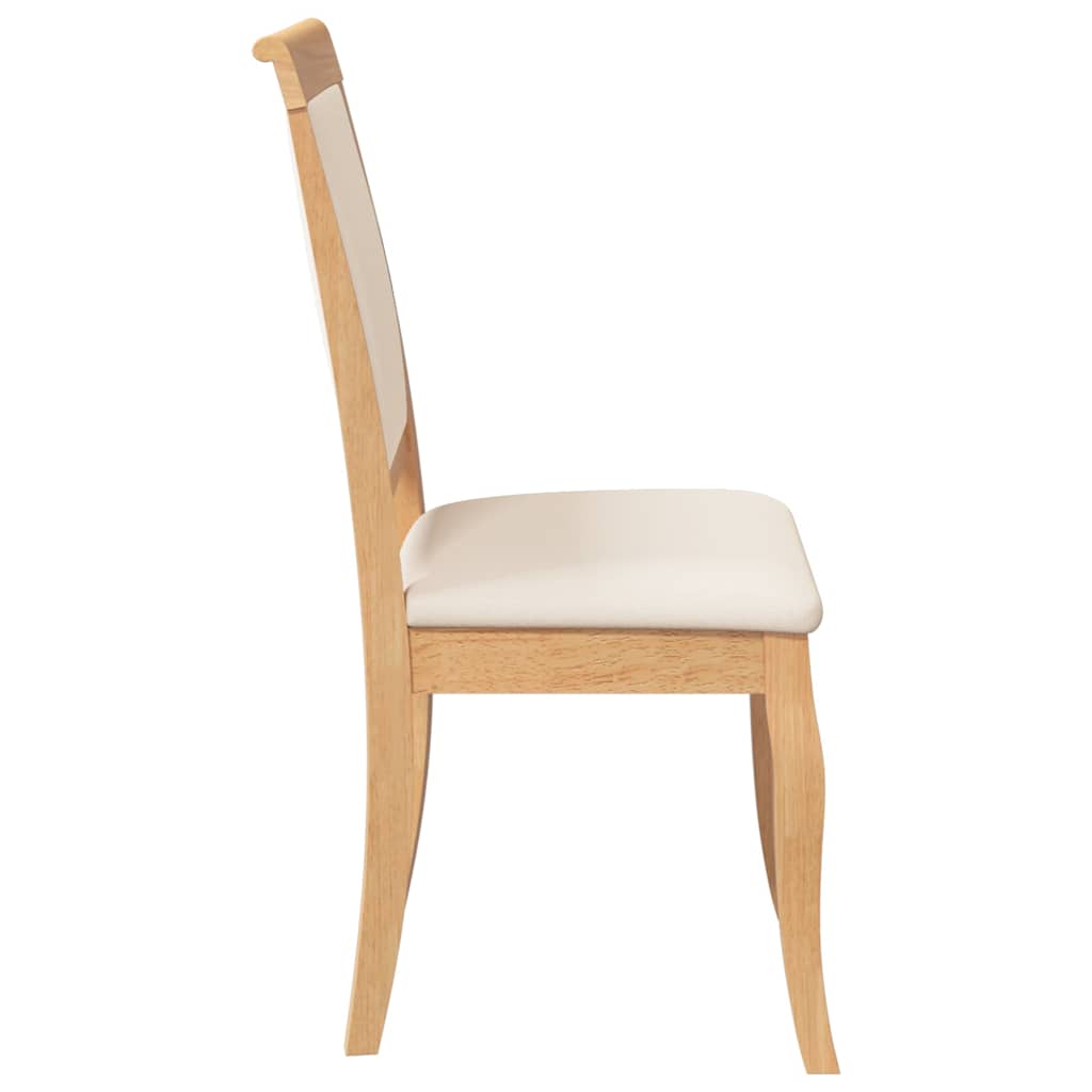 valgomojo kėdės su pagalvėlėmis 2 vnt Natūrali medžio masyvo