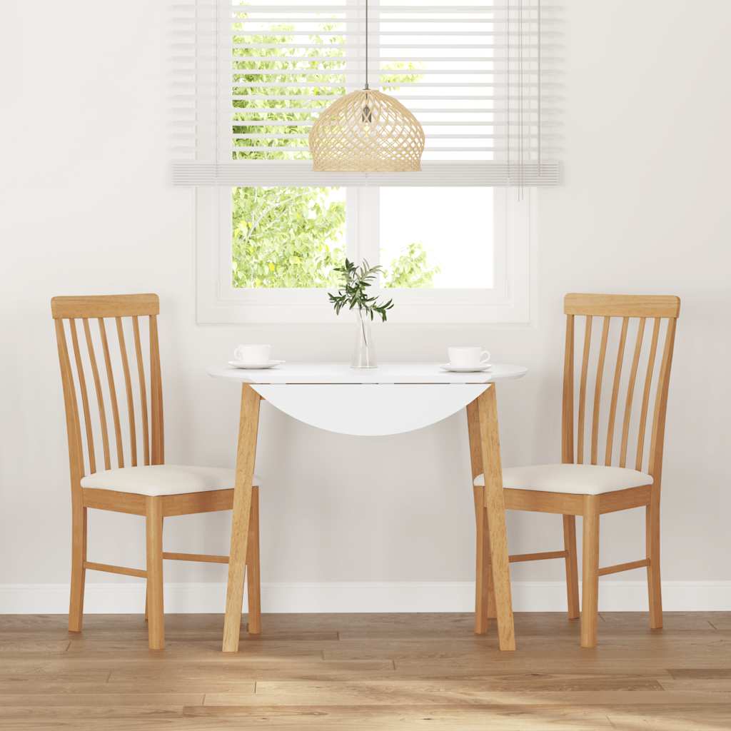 valgomojo kėdės su pagalvėlėmis 2 vnt Medžio masyvo guma