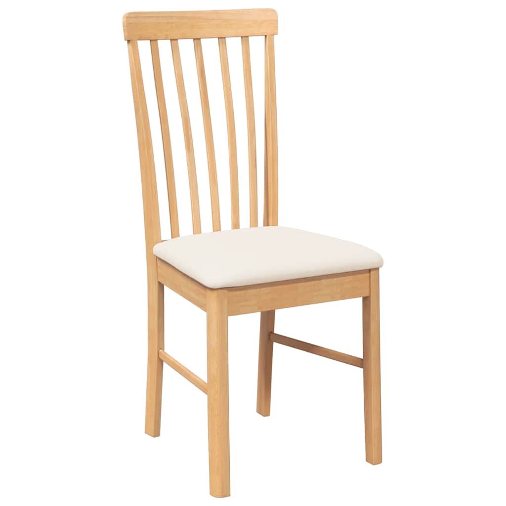 valgomojo kėdės su pagalvėlėmis 2 vnt Medžio masyvo guma