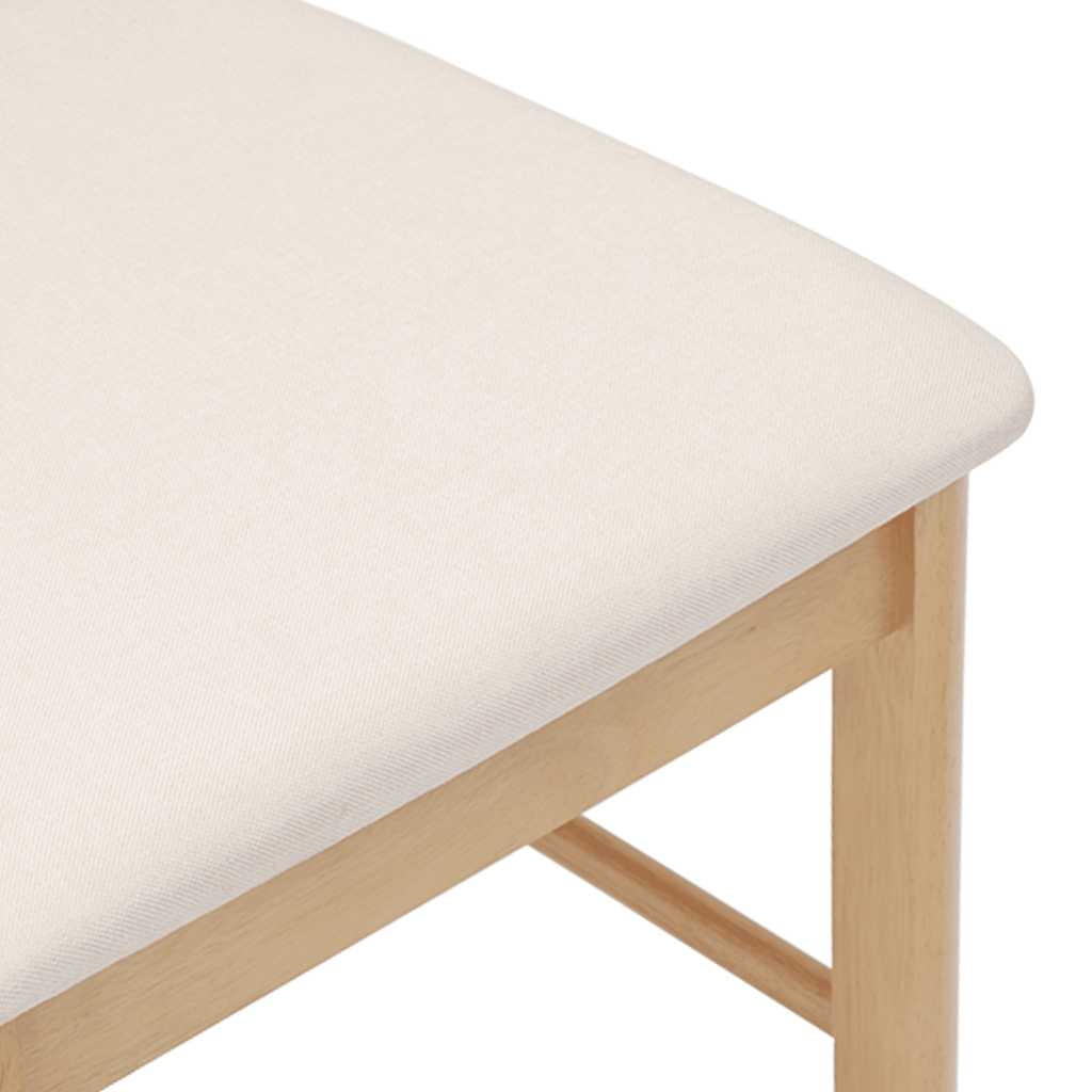 valgomojo kėdės su pagalvėlėmis 2 vnt Medžio masyvo guma