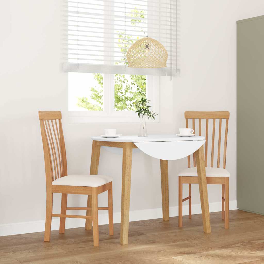 valgomojo kėdės su pagalvėlėmis 2 vnt Medžio masyvo guma