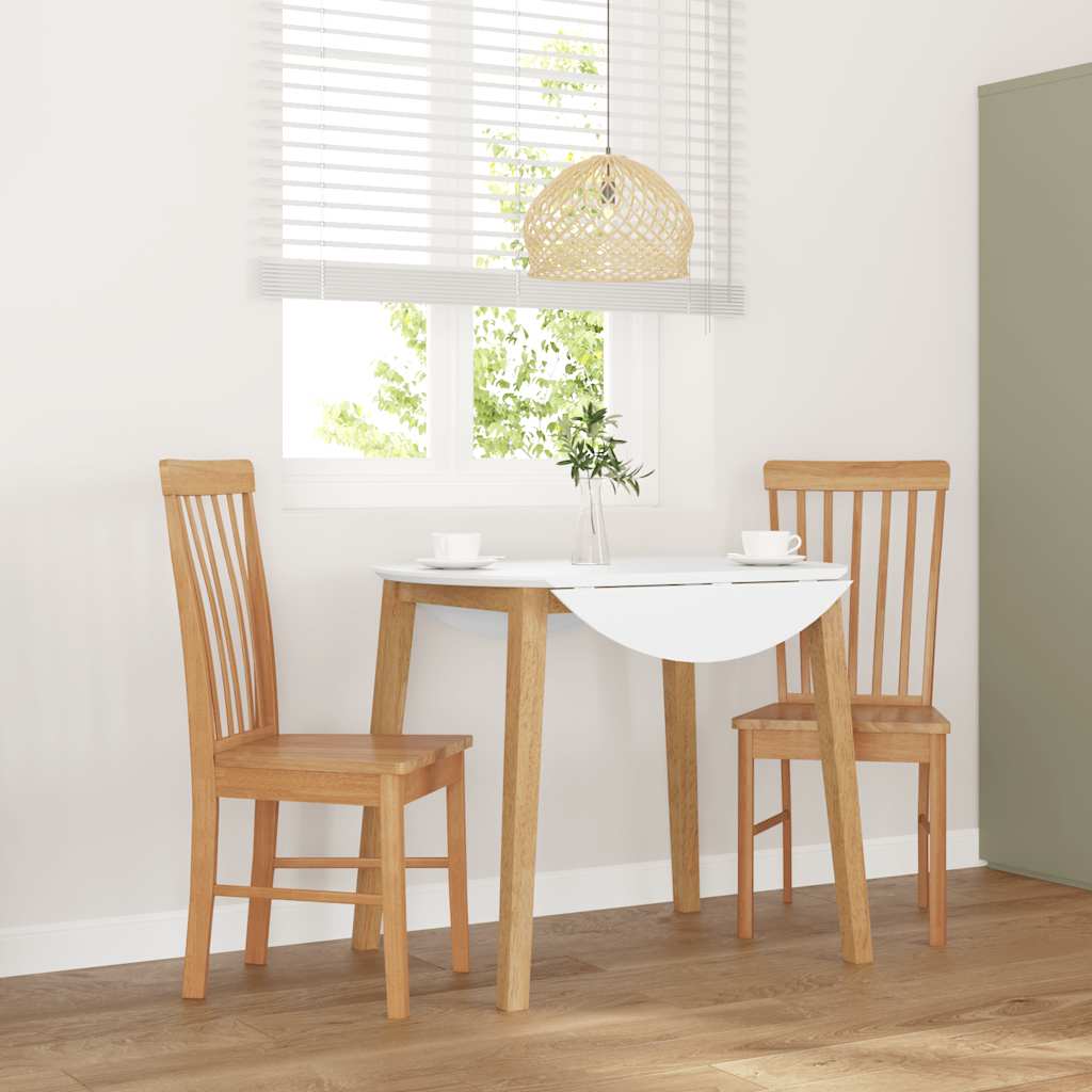 Valgomojo Kėdės 2 vnt medžio masyvo gumos