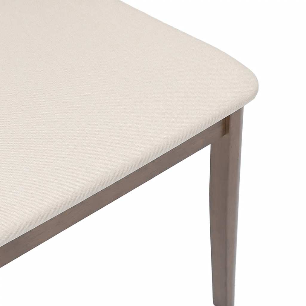 valgomojo kėdės su pagalvėlėmis 2 vnt Ruda medžio masyvo guma