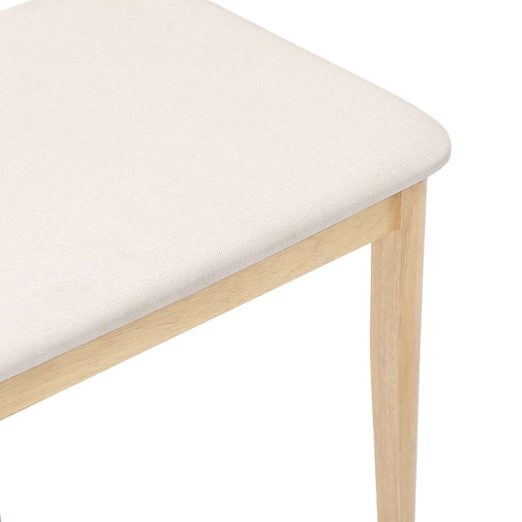 valgomojo kėdės su pagalvėlėmis 2 vnt Natūrali medžio masyvo