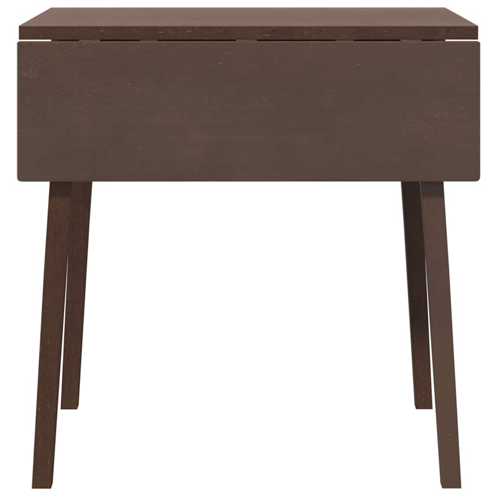 Valgomojo stalas Ruda medžio masyvo guma