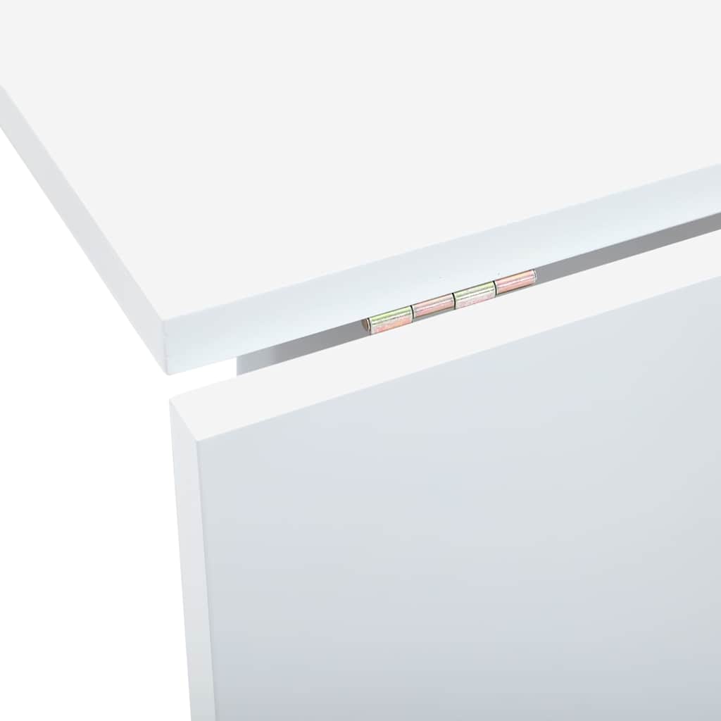 valgomojo stalas Balta medžio masyvo guma