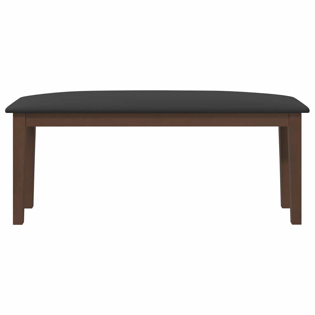 Suoliukas 110 cm Ruda medžio masyvo guma