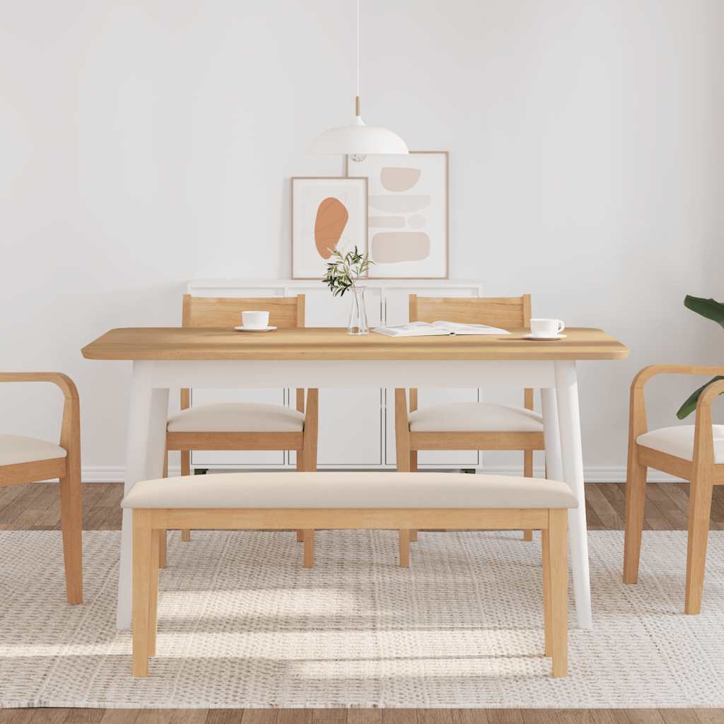 Suoliukas 110 cm Medžio masyvo guma