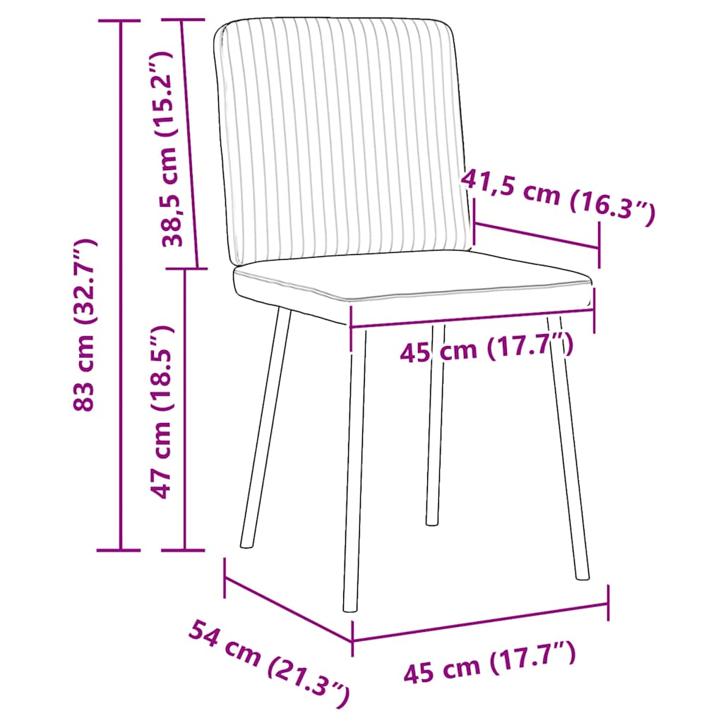 Valgomojo kėdės, 4vnt., juodos spalvos, aksomas