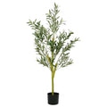 Dirbtinis alyvmedis, žalios spalvos, 20cm, 450 lapų