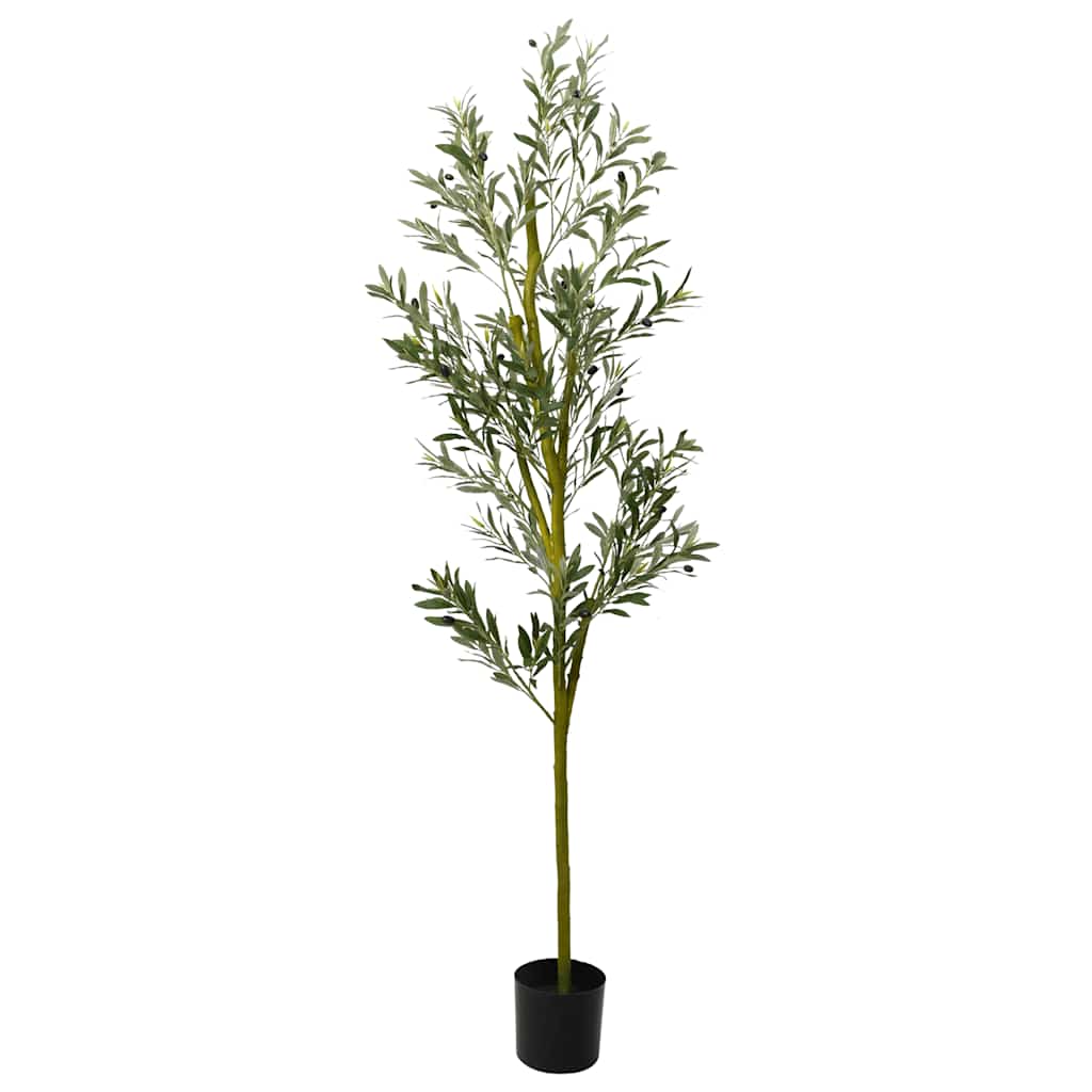 Dirbtinis alyvmedis, žalios spalvos, 20cm, 450 lapų