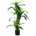Dirbtinis dracenos medis, žalios spalvos, 20cm, 36 lapai