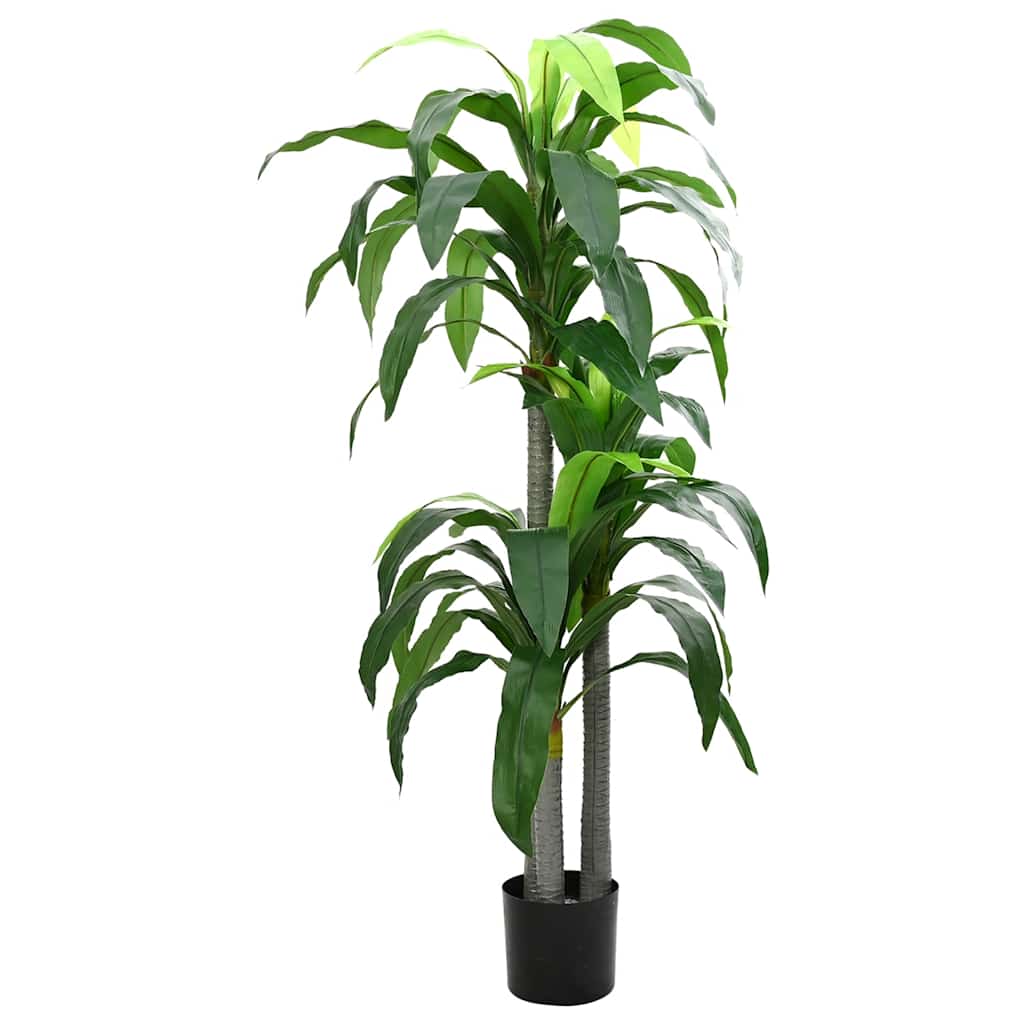 Dirbtinis dracenos medis, žalios spalvos, 20cm, 36 lapai