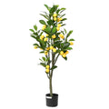 Dirbtinis citrinmedis, žalios spalvos, 120cm, 136 lapai