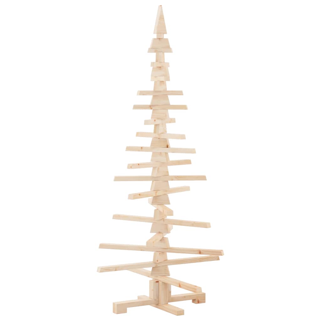 Medinė Kalėdų eglutė dekoracijai, 150 cm, pušies masyvas