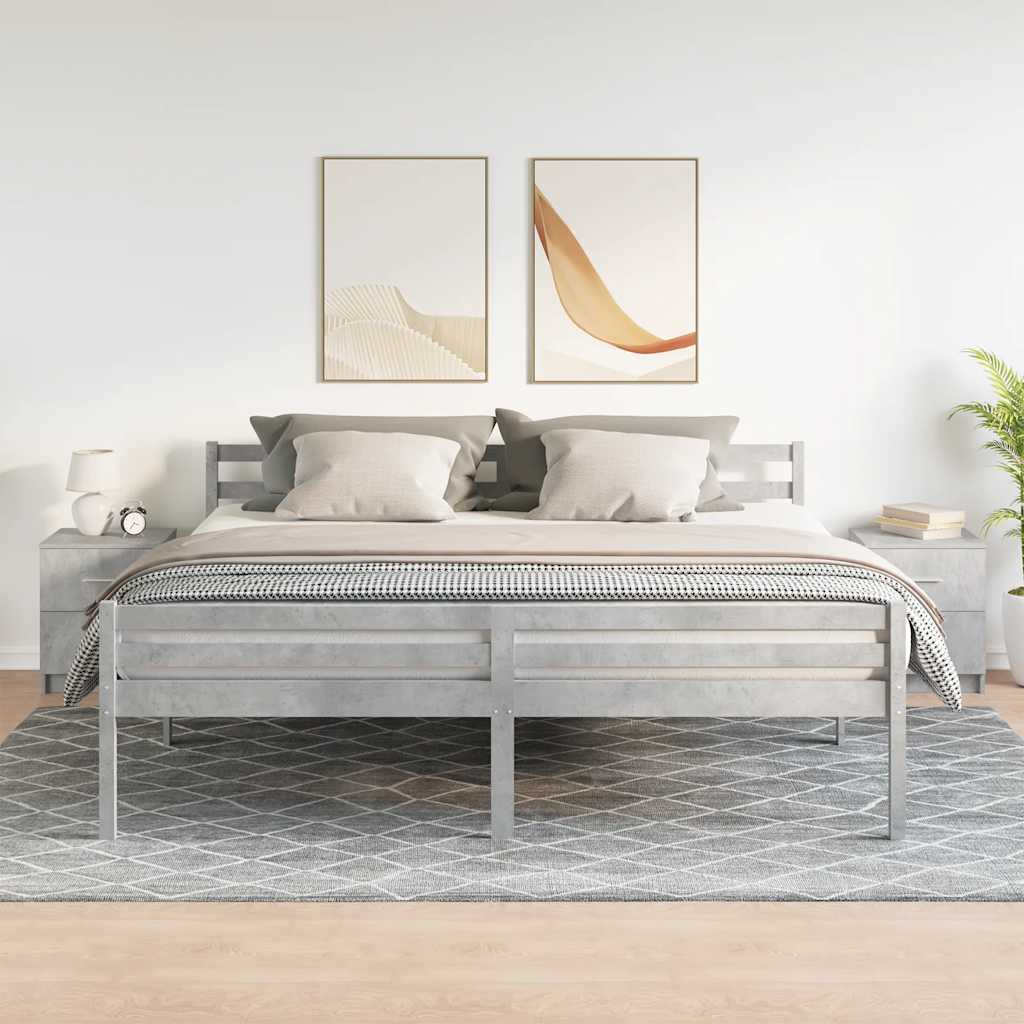 Naktinės spintelės su 2 stalčiais, 2vnt., betono, 40x36x50cm