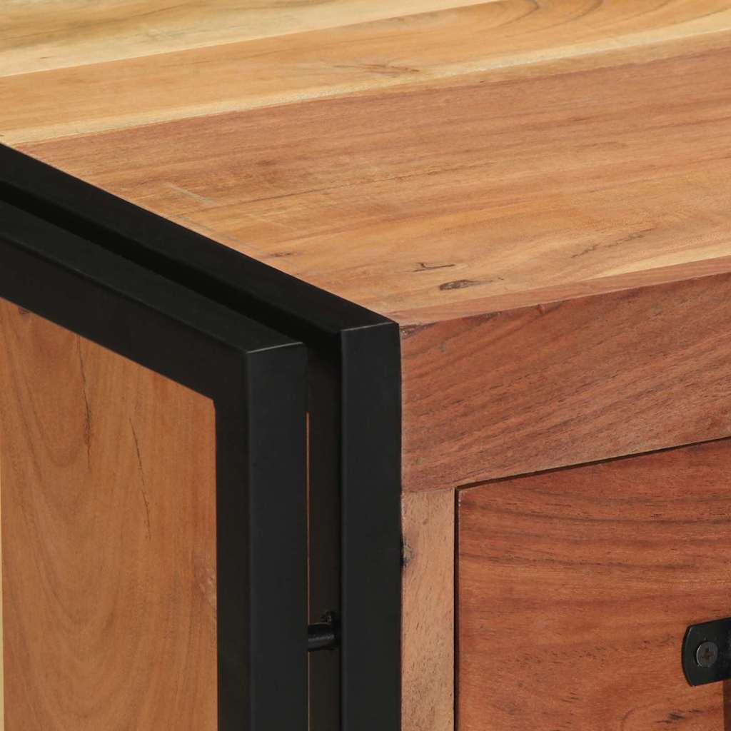 Šalia lovos spintelė 40 x 40 x 59 cm akacijos medienos masyvas