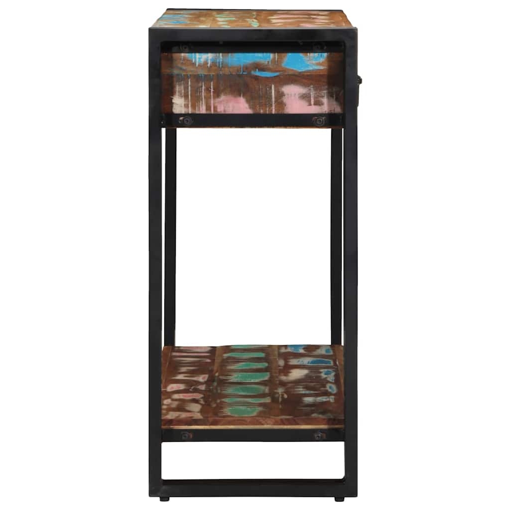 Konsolinis stalas Įvairiaspalvis perdirbtos medienos masyvas