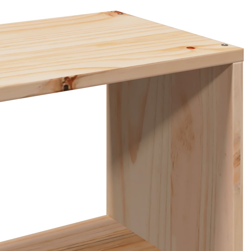 Lova su knygų spinta be čiužinio, 140x200cm, pušies masyvas