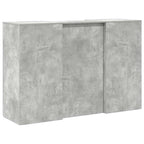 Registratūra, betono pilkas, 155x50x103,5 cm, apdirbta mediena