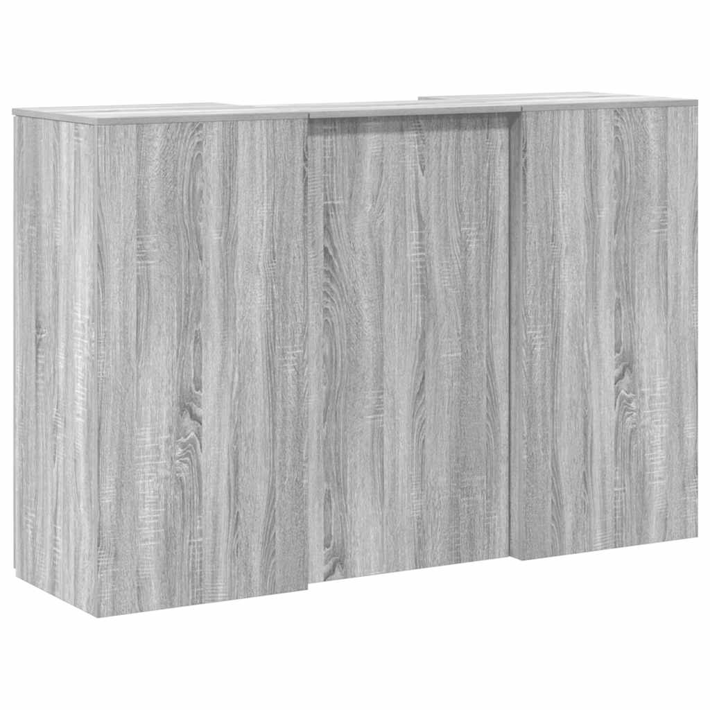 Registratūra, pilkas ąžuolo, 155x50x103,5 cm, apdirbta mediena