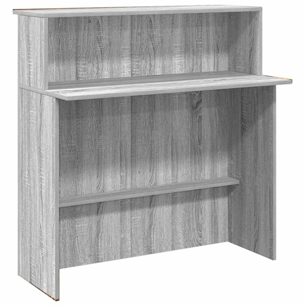 Registratūra, pilkas ąžuolo, 180x50x103,5 cm, apdirbta mediena