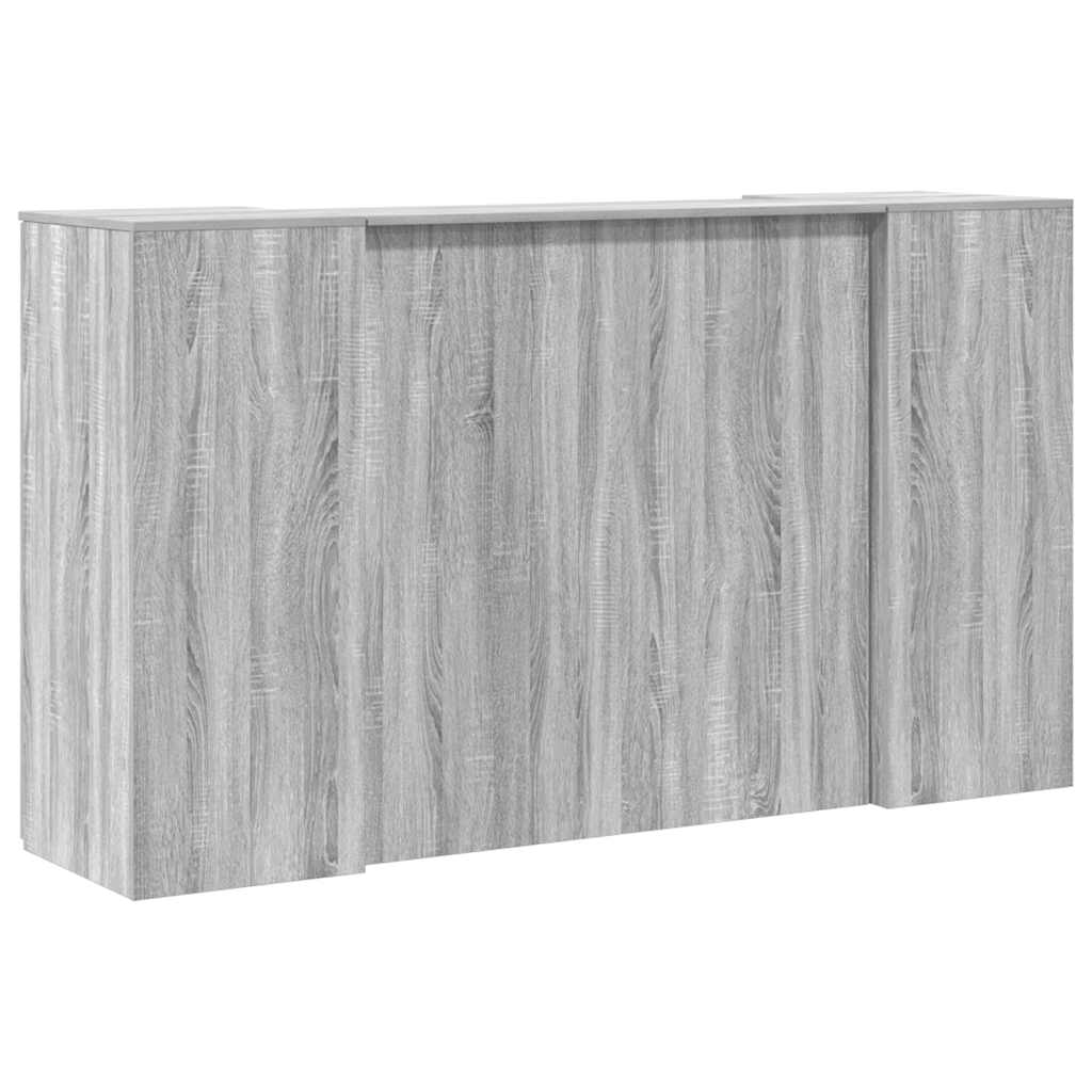 Registratūra, pilkas ąžuolo, 180x50x103,5 cm, apdirbta mediena