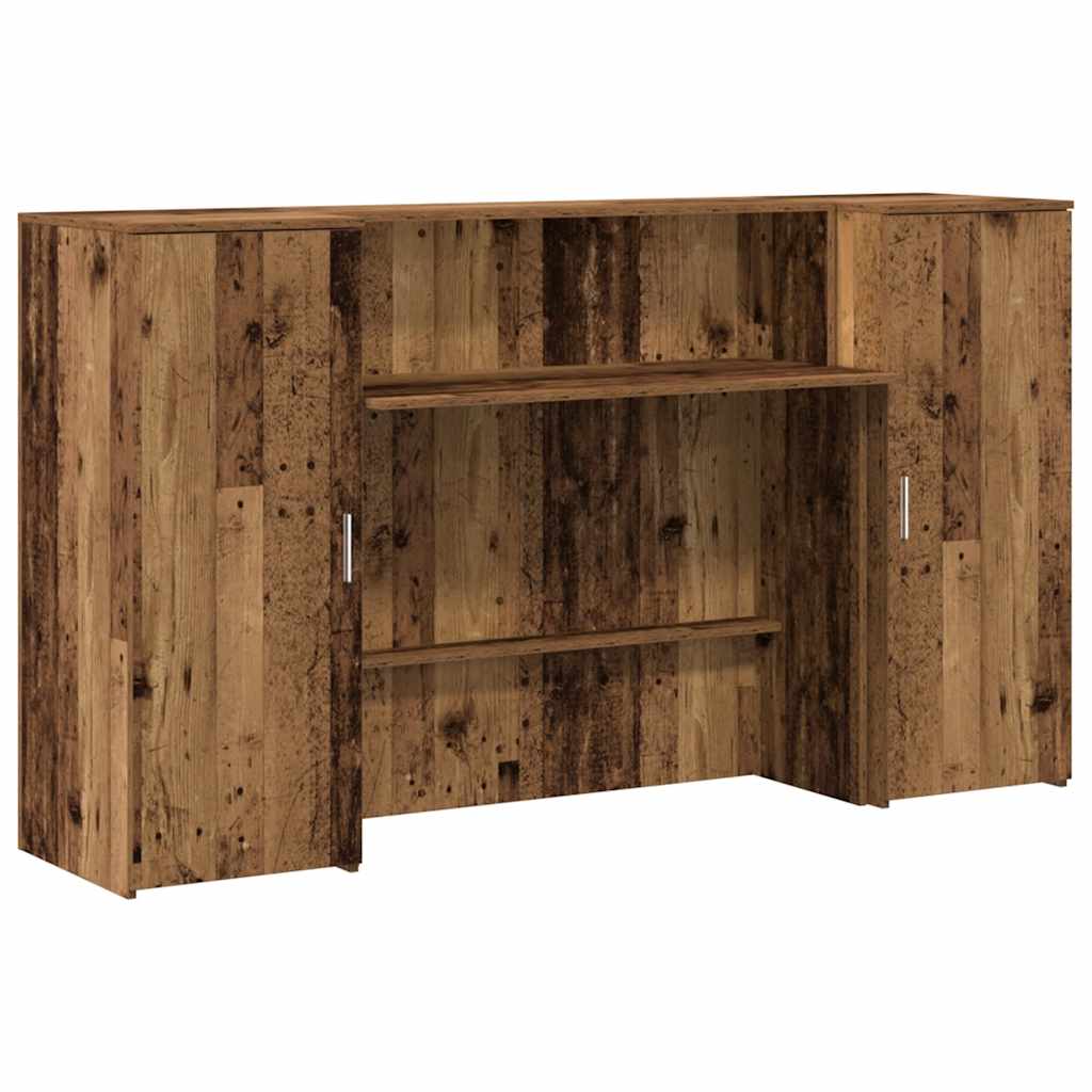 Registratūra, medienos, 180x50x103,5 cm, apdirbta mediena