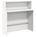 Registratūra, baltos spalvos, 200x50x103,5 cm, apdirbta mediena