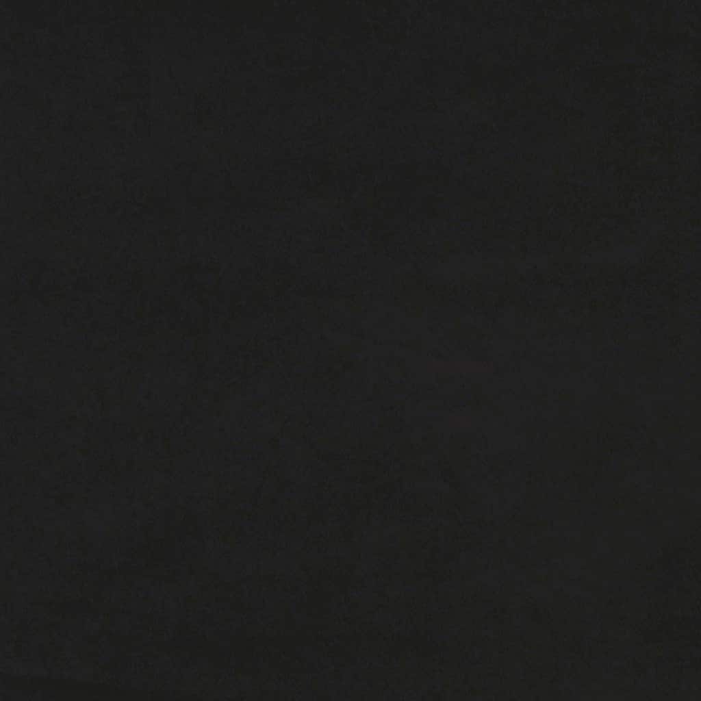 Valgomojo kėdės, 2vnt., juodos spalvos, aksomas