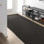 Durų kilimėlis Kita Juoda 120 x 250 cm Poliamidas ir PVC