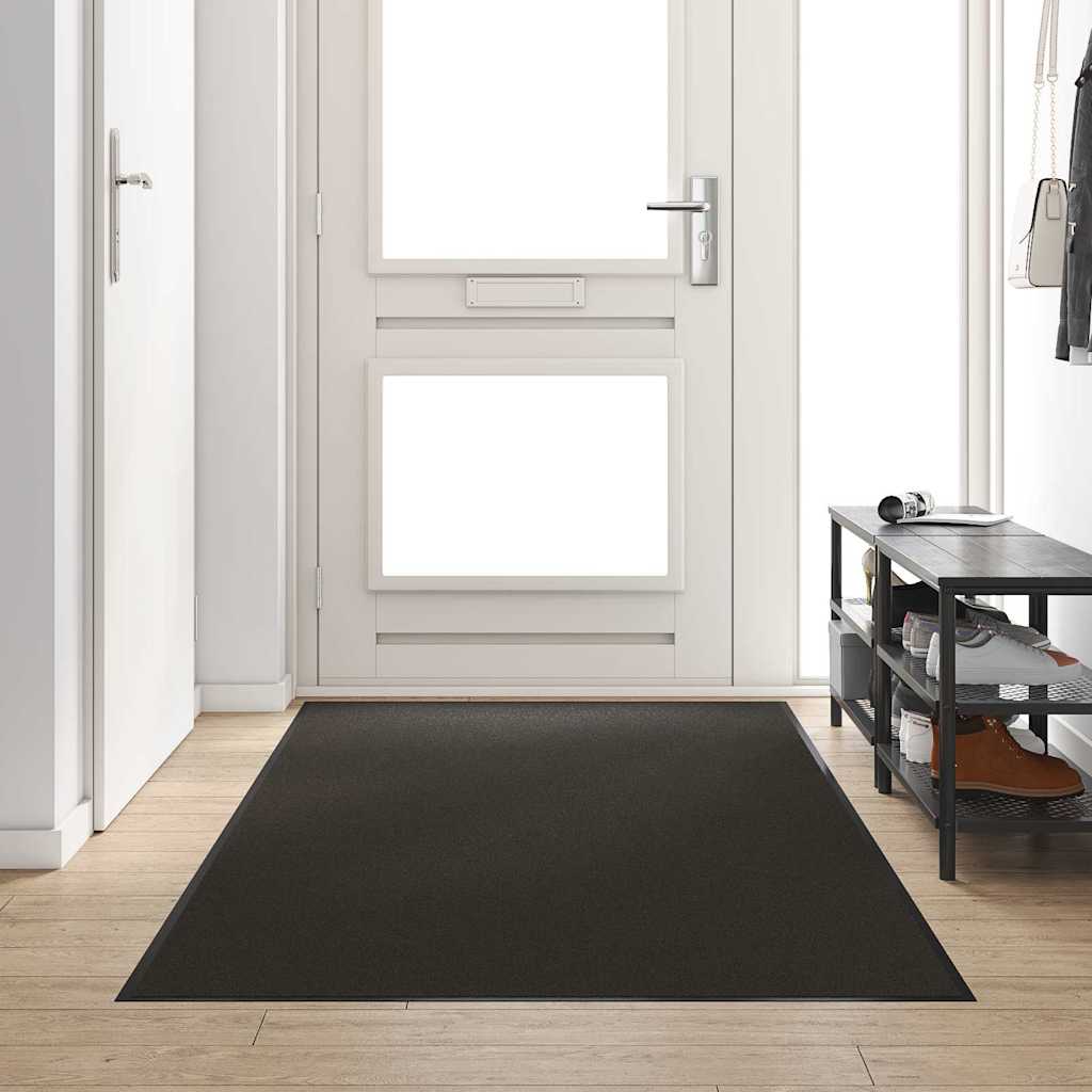 Durų kilimėlis Kita Juoda 120 x 250 cm Poliamidas ir PVC