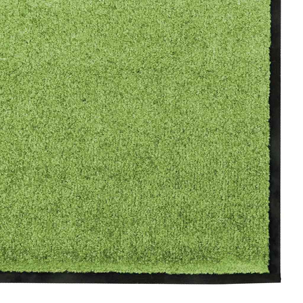 Durų kilimėlis Žalia ir juoda 120 x 250 cm Poliamidas ir PVC