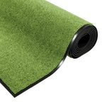 Durų kilimėlis Žalia ir juoda 120 x 300 cm Poliamidas ir PVC