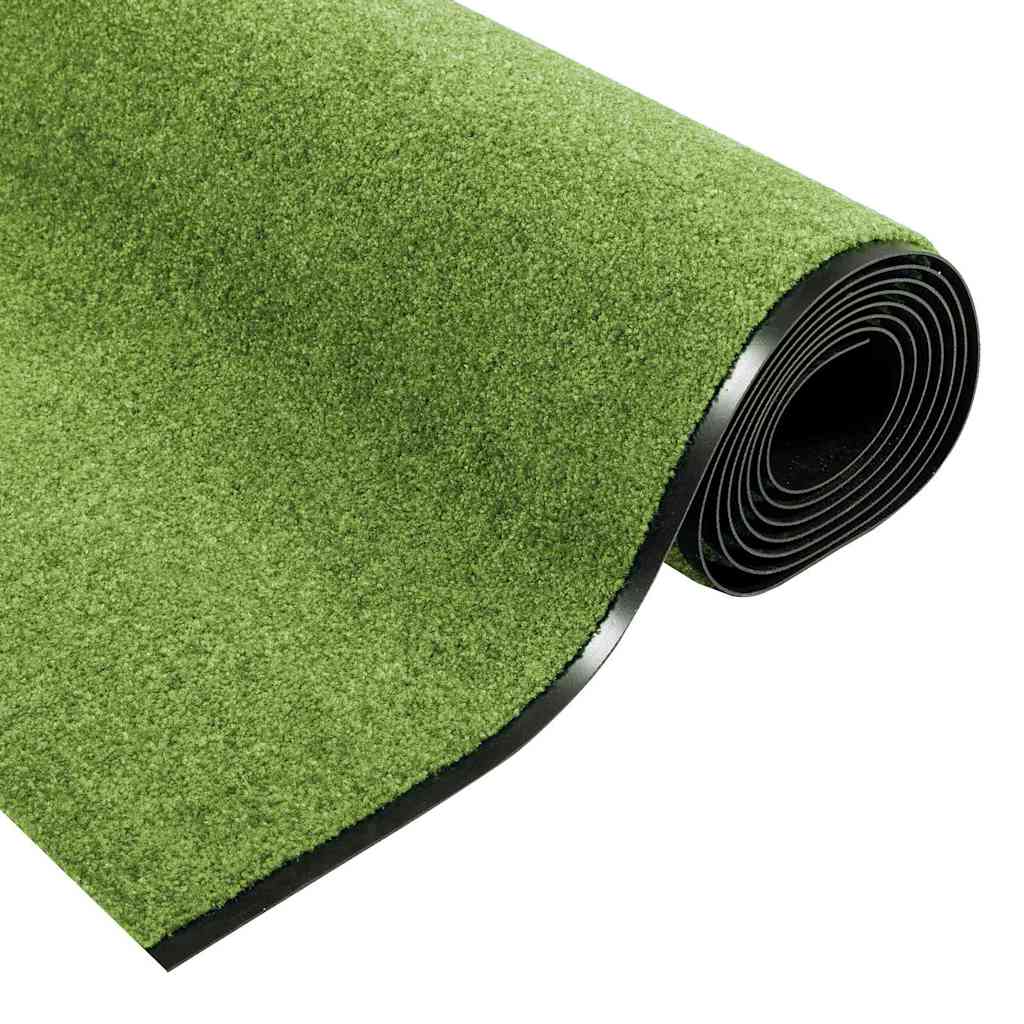 Durų kilimėlis Žalia ir juoda 120 x 350 cm Poliamidas ir PVC