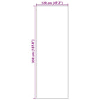 Durų kilimėlis Žalia ir juoda 120 x 350 cm Poliamidas ir PVC