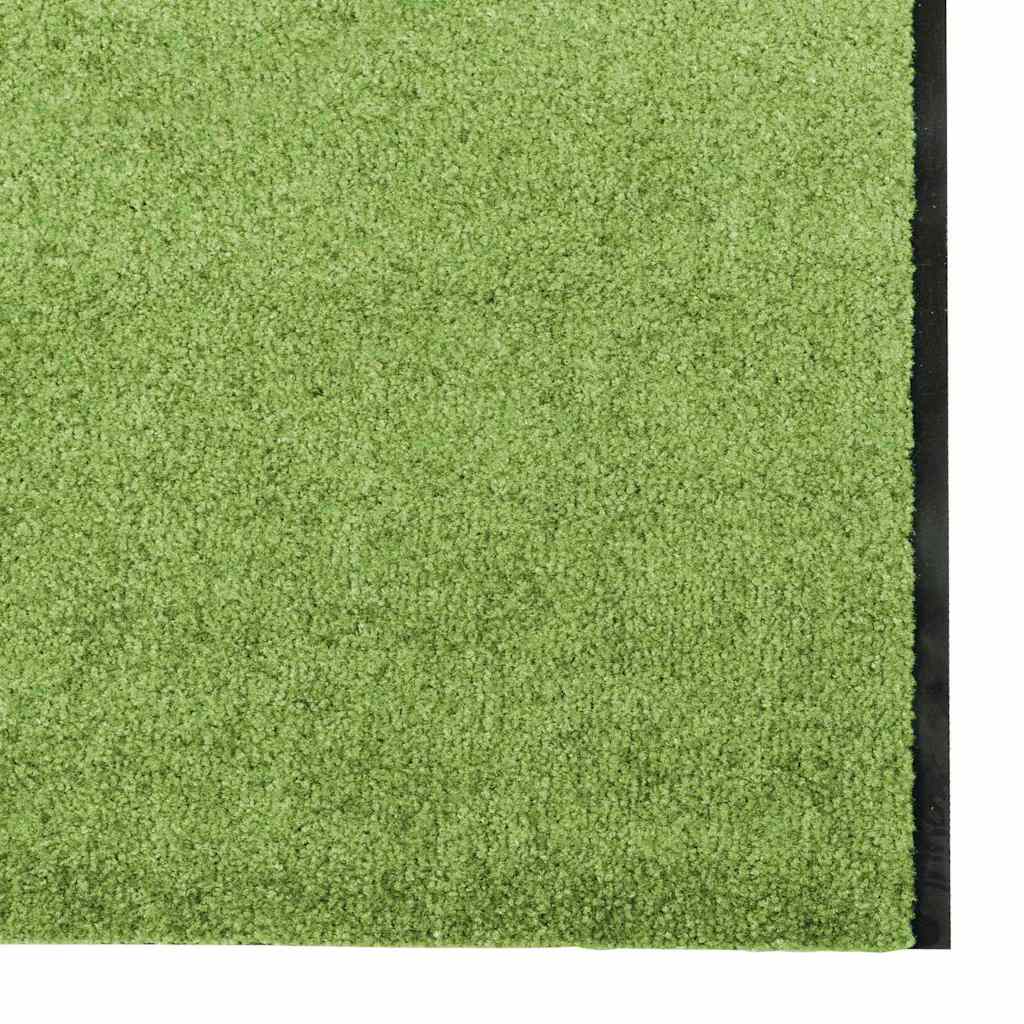 Durų kilimėlis Žalia ir juoda 120 x 400 cm Poliamidas ir PVC